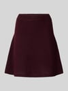 Neo Noir Strickrock mit elastischem Bund Modell 'Gisa' Bordeaux