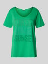 Milano Italy T-shirt met strass-steentjes Groen