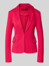 VERO MODA Krój regular fit krótki blezer z domieszką bawełny model 'JULIA' Neonowy różowy