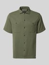 Superdry Regular Fit Freizeithemd mit Kentkragen und Brusttaschen Oliv