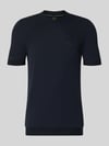 BOSS Green Regular Fit T-Shirt aus Baumwoll-Mix Modell 'MOMENTUM-LITE' Marine