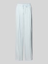 s.Oliver RED LABEL Relaxed Fit Weite Hose aus Leinen-Viskose-Mix Hellblau
