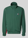 Tommy Jeans Regular Fit Blouson mit Logo-Stitching Gruen