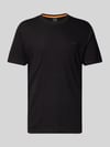 BOSS Orange T-shirt z czystej bawełny Czarny