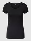 ONLY T-Shirt mit Rundhalsausschnitt Modell 'LIVE LOVE' Black