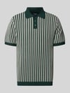 MCNEAL Regular Fit Poloshirt in Strick-Optik Neon Gruen