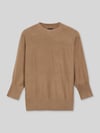 s.Oliver BLACK LABEL Oversized Pullover mit Fledermausärmeln Taupe