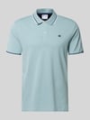 Champion Slim Fit Poloshirt mit Label-Stitching Aqua