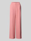 Christian Berg Woman Selection Straight Fit Stoffhose mit Bügelfalten Lachs