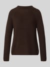 monari Regular Fit Strickpullover mit Stehkragen Schoko