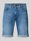 Pierre Cardin Regular Fit Shorts in Denim-Optik Blau