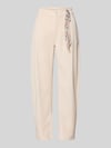 CAMBIO Broek met sjaal model 'ORELIE' Ecru