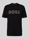 BOSS t-shirt o kroju regular fit z czystej bawełny model 'C-THOMPSON 41' Czarny