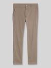 Tom Tailor Slim fit chino van katoenmix model 'TRAVIS' Taupe