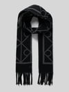 CK Calvin Klein Schal mit Ausfransungen Black