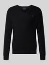 Polo Ralph Lauren Regular Fit Pullover aus reiner Wolle Black