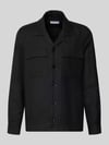 Antony Morato Regular Fit Hemdjacke aus Leinen-Viskose-Mix Modell 'ANTIGUA' Black
