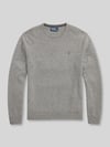 Polo Ralph Lauren Regular Fit Pullover aus reiner Wolle Mittelgrau