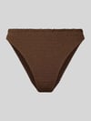 Neo Noir Bikinihose mit Strukturmuster Modell 'SKIN LOBSTER' Dunkelbraun