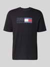 Tommy Hilfiger Regular Fit T-Shirt aus reiner Baumwolle Black