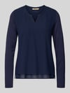 Smith and Soul Blouse met tuniekkraag Marineblauw