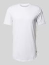 JACK & JONES T-Shirt mit Label-Patch Modell 'NOA' Weiss