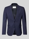 s.Oliver BLACK LABEL 2-knoops colbert met reverskraag, model 'Pure' Blauw