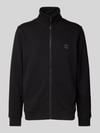 BOSS Orange Sweatjack met ritssluiting Zwart