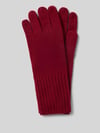 Seeberger Handschuhe aus reinem Kaschmir Bordeaux