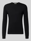 ONLY & SONS Regular fit pullover van viscosemix model 'WYLER' ' Zwart