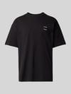 Samsøe Samsøe Oversized T-Shirt mit geripptem Rundhalsausschnitt Modell 'JOEL' Black