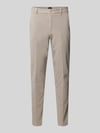 BOSS Slim fit broek van katoenmix, model 'KAITON1' Beige