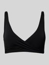 WATERCULT Bikini-Oberteil mit abnehmbaren, verstellbaren Trägern Black