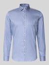 Seidensticker Slim Fit Businesshemd aus reiner Baumwolle Modell 'New Kent' Marine