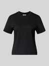 s.Oliver RED LABEL T-shirt o pudełkowym kroju z czystej bawełny Czarny
