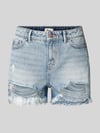 ONLY Regular fit korte jeans van puur katoen, model 'PACY' Lichtblauw