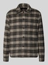 MCNEAL Regular Fit Hemdjacke mit Kentkragen Black