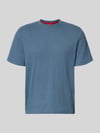 HUGO Regular Fit T-Shirt aus Baumwoll-Mix Modell 'AUSTIN' Jeansblau