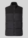 JACK & JONES kamizelka o kroju regular fit ze stójką model 'RAZE' Czarny