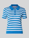 Tommy Hilfiger regular fit poloshirt van lyocell-zijdemix Koningsblauw