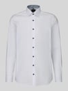 OLYMP Level 5 Slim Fit Businesshemd mit Kentkragen Weiss
