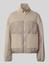 White Label Jas met stiksels en tweewegsrits Taupe