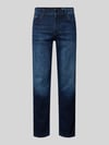 Christian Berg Men Comfort Fit Jeans mit Eingrifftaschen Dunkelblau