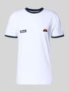 ellesse T-Shirt mit Logo- und Label-Patch Modell 'RINGETTO' Weiss