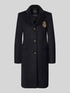 Lauren Ralph Lauren Regular Fit Mantel aus Woll-Kaschmir-Mix Dunkelblau