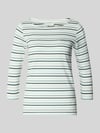 Tom Tailor Regular fit 3/4-shirt van katoenmix Mintgroen