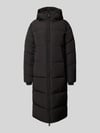 WITHBLACK Steppmantel mit Kapuze Black