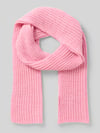 American Vintage Schal aus Baumwoll-Mix mit Leinen-Anteil Modell 'CYROW' Rosa