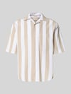 ONLY & SONS Relaxed Fit Freizeithemd aus reiner Baumwolle Modell 'TES' Beige