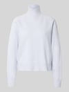 DRYKORN Gebreide pullover met opstaande kraag model 'LYZIMA' Lichtblauw